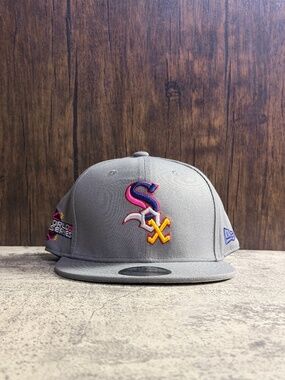 NWT New Era 9FIFTY Chicago White Sox Gray Snapback Hat 2005 World Series OSFA
